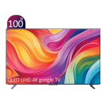 تلویزیون مدل X15 سایز 100 اینچ QLED UHD Google TV 4K هوشمند ایکس‌ویژن سری X