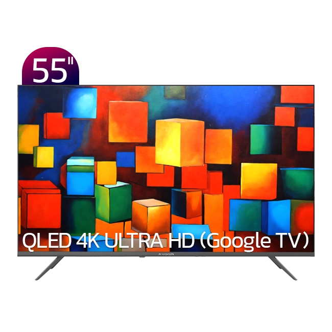 55xyu800 تلویزیون QLED UHD 4K هوشمند ایکس ویژن مدل XYU800 سایز 55 اینچ - Image 1